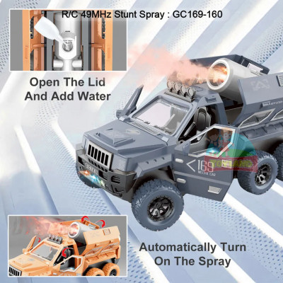 R/C 49MHz Stunt Spray : GC169-160
